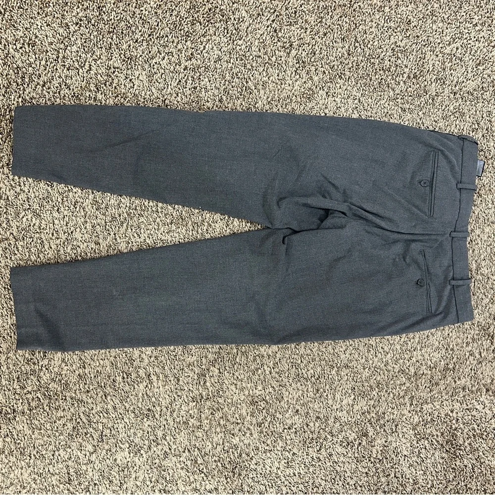 Uniqlo Men's Classic Gray Ankle Pants Inner Drawstring